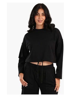 اشتري Cropped Plain Lounge Sweatshirt في مصر