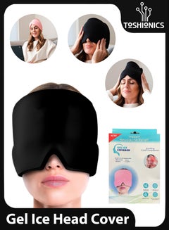 Buy Ice Head Wrap Form Fitting Gel Headache Relief Hat Cold Therapy Mask Migraine Hat Cold Migraine Mask Comfortable & Stretchable Pack Eye Mask for Puffy Eyes Tension Sinus & Stress in UAE