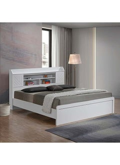 اشتري Kulltorp Nexa King Bed with Door and Open Shelf Storage 224 x 110 x 187.5 cm في السعودية