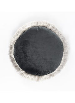 اشتري Grace Filled Cushion, Charcoal - 40 cm في الامارات