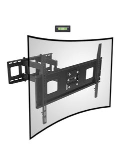 اشتري Curved TV Wall Mount Bracket Black في السعودية