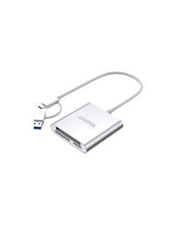 Buy USB 3.0 3 Ports Memory Card Reader with USB-C Adapter in UAE