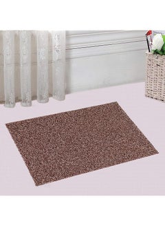 Buy Industries Anti Slip Bath Mat|Bathroom Rug Rubber|Floor Mat|Bathroom Carpet (Brown & Cream) in Saudi Arabia