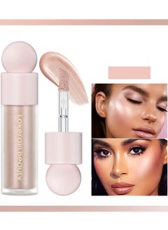 Buy Liquid Highlighter Contour Makeup Face Highlighter Bronzer Stick Cream Face Illuminator Beauty Light Glossy Finish for Face and Body Waterproof Highlighter #03 in UAE