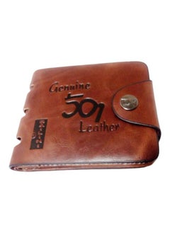 Buy Leather Wallet Brown in UAE