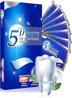 اشتري Teeth Whitening Strips 5d,Contains No Harmful Substances Effective Home. في مصر