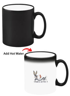 اشتري Colour Changing Heat Sensitive Magic Mug - Add Hot Tea or Coffee Whats Up Doc For Home Office Gift Kids Men Women في الامارات