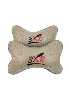 Buy 2 Piece Car Seat Neck rest Headrest Support Safety Cushion in Saudi Arabia