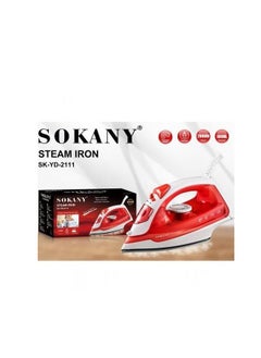 Buy Sokany Steam Iron - SK-2111 2000 Watt Red in Egypt