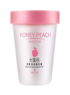 Buy Honey Peach Moisturizing Body Scrub 200 g in Saudi Arabia