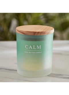 Buy Nourish Calm Jar Candle with Wooden Lid 206 g in UAE