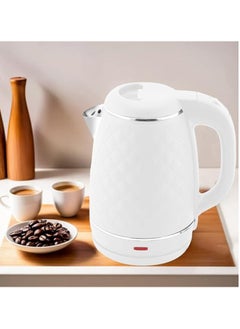 Buy Electric Kettle, Practical 1500 Watt Stainless Steel Electric Water Kettle, 1.8 Liter Capacity, Auto Shut Off, Insulated Handle and Boil Dry Protection from City, White, HMA-1020 in Egypt