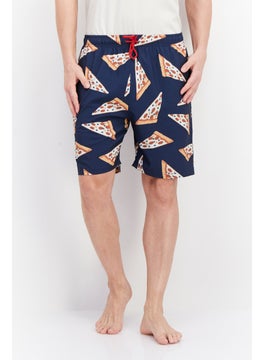 اشتري Men Allover Print Board Short, Navy Combo في الامارات