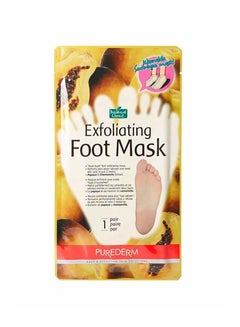 اشتري Exfoliating Foot Mask White/Yellow في الامارات