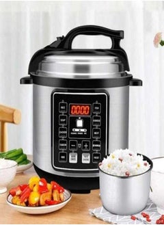 Buy Multifunction Electric Pressure Cookers Soup Porridge Rice Heating Meal Heater Kitchen 6L Intelligent Pressure Cooker for Home in UAE