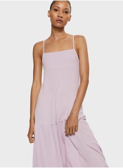 Buy Strappy Square Neck Dress in Saudi Arabia