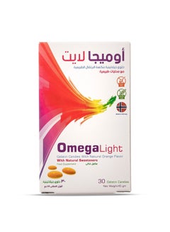 اشتري Omega Light, Fish Oil, 30 Gelatin Candies في السعودية