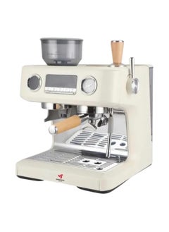 Buy MEBASHI Espresso Coffee Machine with Coffee Grinder, 20 Bar Pressure Pump, LCD Screen, 8 Display Modules (ME-CCM2058) (White) in UAE