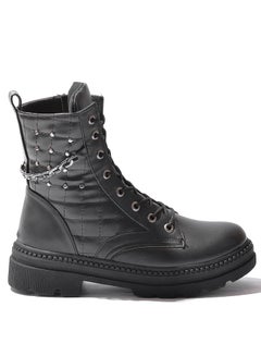 Buy Half Boot  Leather Capotine Series -Black in Egypt