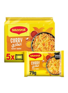 Buy 2 Minutes Noodles Curry 79grams Pack of 5 in UAE
