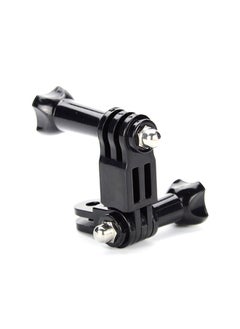 اشتري 3-Way Adjustable Pivot Arm Assembly Extension Grip Camera Mount Compatible with All GoPro Hero 11 10 9 8 7 6 5 4 3& 3 SJCAM Yi 4K Eken Action Camera - Black في الامارات