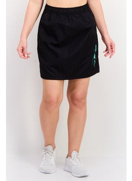 Buy Women Sportswear Fit Brand Logo Training Skirt, Black Combo in UAE