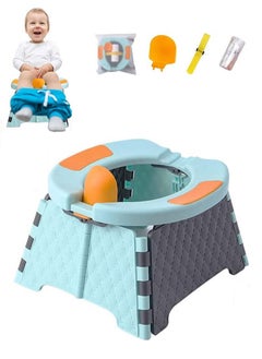 اشتري Foldable Potty Training Seat, Portable Potty Chair Seat for Indoor Outdoor,Toddler Bedpan Emergency Potty For Camping في السعودية