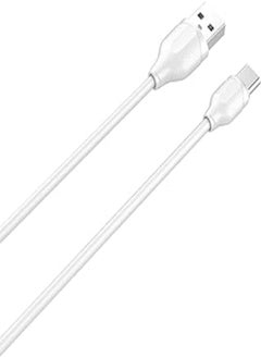 اشتري LDNIO LS372 TYPE-C 2.1A Fast charging Data Cable 2M Length - White في مصر