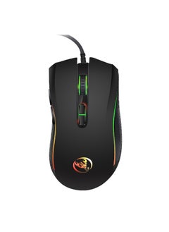 Buy Adjustable Dpi Breathing Light Wired Gaming Mouse Black in UAE