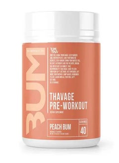 اشتري Thavage Pre-Workout Powder 40 Servings Peach في الامارات