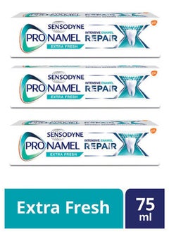 Buy Sensodyne Pronamel Intensive Enamel Repair Toothpaste 3X75 ml in Saudi Arabia