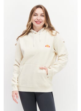 Buy Women Sportswear Fit Long Sleeves Running Sweatshirt, Off White in UAE