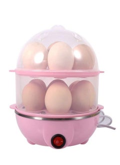 اشتري Multi-Function Electric 2 Layer Egg Boiler Cooker &Steamer, Double Layer Egg Boiler Electric Automatic off 12 Egg Poacher for Steaming, Cooking, Boiling and Frying, 400 Watts في الامارات