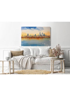 Buy Panorama philadelphia skyline bridge Printed canvas wall art in Egypt