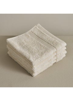 اشتري EverEco 4-Piece Cotton Bamboo Face Towel Set 30 x 30 cm في الامارات