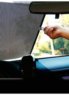 Buy Retractable Car Sun Blocking Curtain Easy Mount, UV Protection, Heat Reduction in Saudi Arabia