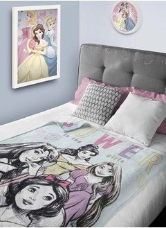 Buy Disney Princess Polar Fleece All-Season, Ultra Soft, Fade Resistant Blanket for Kids in UAE