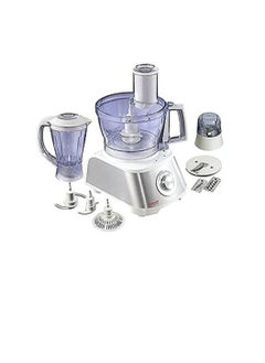 Buy Food Processor 1000W 1000 W FP-1000S Silver/White/Clear in Egypt