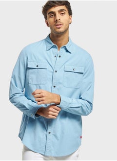 Buy Corduroy Button Up Shirt in UAE