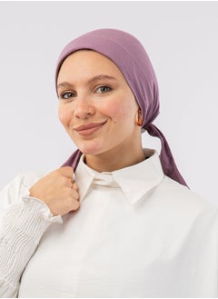 Buy Padded Cotton Bonnet Pale Purple For Women in Egypt