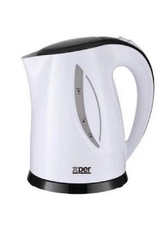 Buy Electric Water Kettle - Plastic - 2200 Watts - 1.7 Liters - White - XPK-PM19 in Saudi Arabia