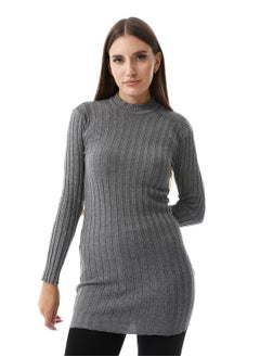 Buy Mock Neck Slip On Ribbed Top in Egypt