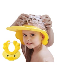 Buy Baby Shower Cap Adjustable Silicone Shampoo Bath Cap Visor Cap Protect Eye Ear for Infants Toddlers Kids Children in UAE