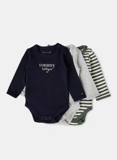 Buy Baby Unisex Bodysuit (Pack of 3) in UAE