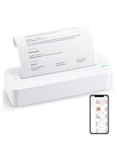 Buy Portable A4 Thermal Printer Wireless Mobile Travel Printer Compatible with Android & iOS in Saudi Arabia