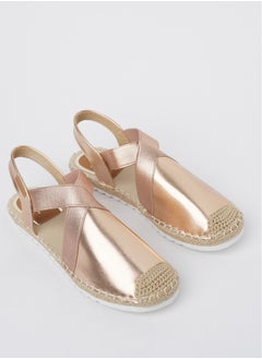 Buy JOVE Women's Casual Espadrilles ROSE GOLD in Saudi Arabia