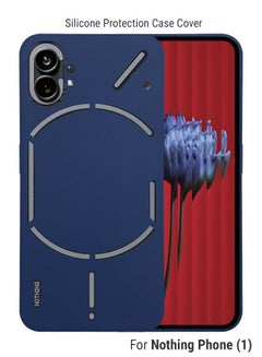 اشتري Stylish Silicone Case Cover For Nothing Phone 1 Blue في السعودية