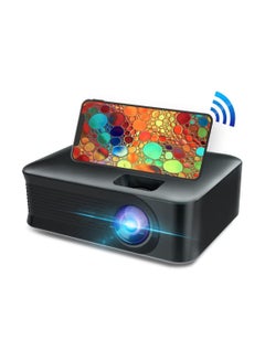 Buy 5G WiFi Bluetooth Projector, 9500L /1080P HD Mini Projector, 150" Portable Movie Projector with Screen, Home Theater Video Projector Compatible with HDMI,VGA, USB, Laptop, iOS & Android Smartphone in Saudi Arabia
