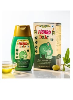 Buy Figaro Baby Massage Oil with Goodness of Natural Olive oil enriched with vitamin E Dermatologically tested  400 ml in UAE