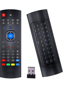 Buy Favormates Air Remote Mouse MX3 Pro,2.4G Backlit Kodi Remote Control,Mini Wireless Keyboard & Infrared Remote Control Learning, Best for Android Smart Tv Box HTPC IPTV PC Pad Xbox Raspberry pi 3 in UAE